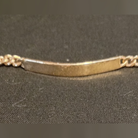 Child's Bracelet Vintage Gold Plated 7" (#104) - Picture 2 of 2
